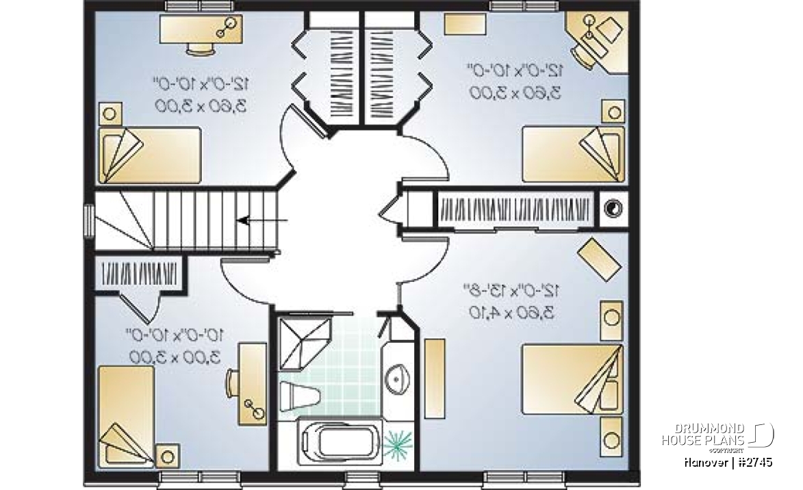 2nd level - English style home with 4 bedrooms, fireplace and laundry room on main floor - Hanover