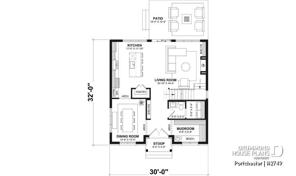 1st level - Modern Farmhouse with Gas Fireplace, Bright Open Spaces and Beautiful Master Suite - Portchester