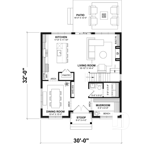 1st level - Modern Farmhouse with Gas Fireplace, Bright Open Spaces and Beautiful Master Suite - Portchester