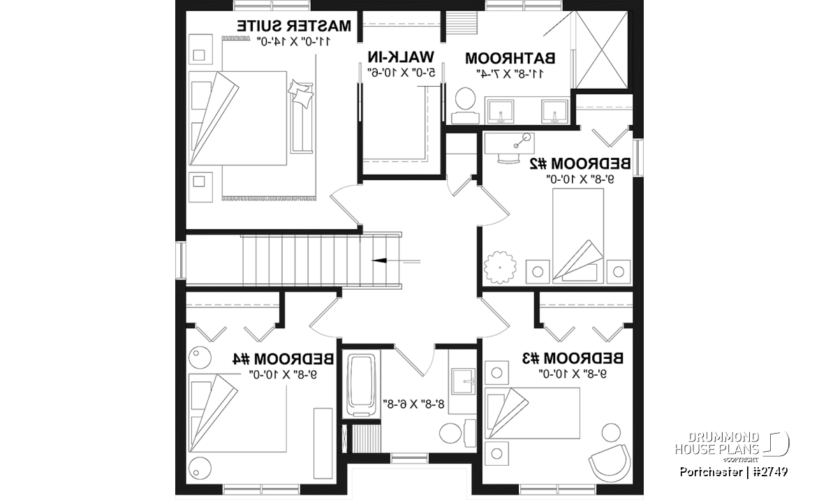 2nd level - Modern Farmhouse with Gas Fireplace, Bright Open Spaces and Beautiful Master Suite - Portchester