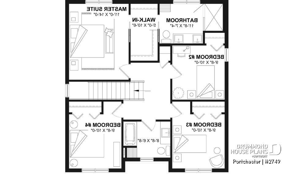 2nd level - Modern Farmhouse with Gas Fireplace, Bright Open Spaces and Beautiful Master Suite - Portchester