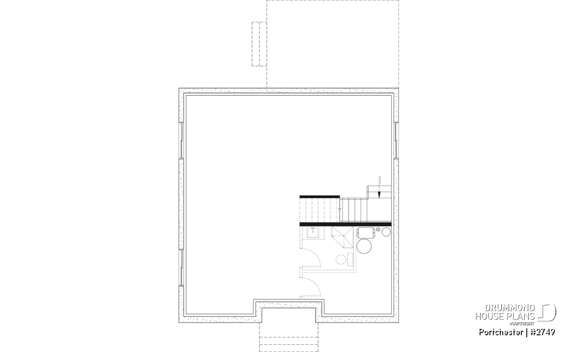 Unfinished basement - Modern Farmhouse with Gas Fireplace, Bright Open Spaces and Beautiful Master Suite - Portchester