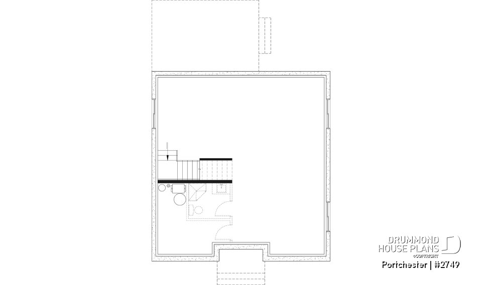 Unfinished basement - Modern Farmhouse with Gas Fireplace, Bright Open Spaces and Beautiful Master Suite - Portchester