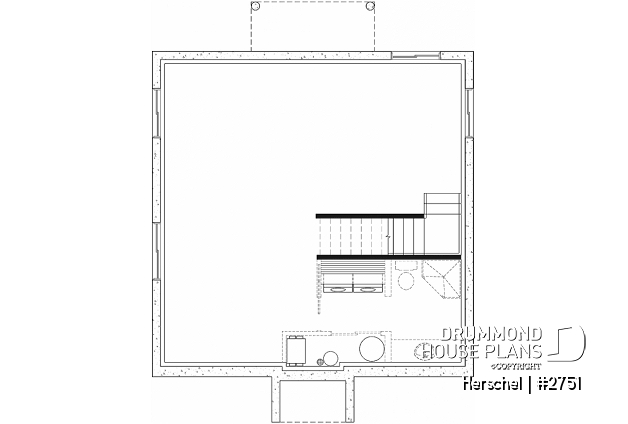 Unfinished basement - Budget-friendly French coutry cottage, 3 bedrooms, open floor plan, stunning family bathroom - Herschel