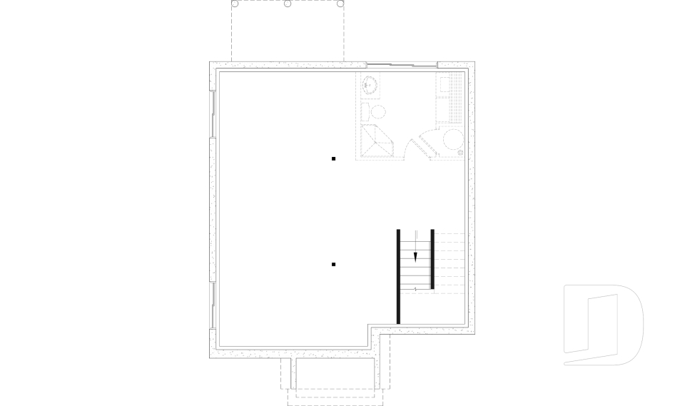 Unfinished basement -  - Fairhaven