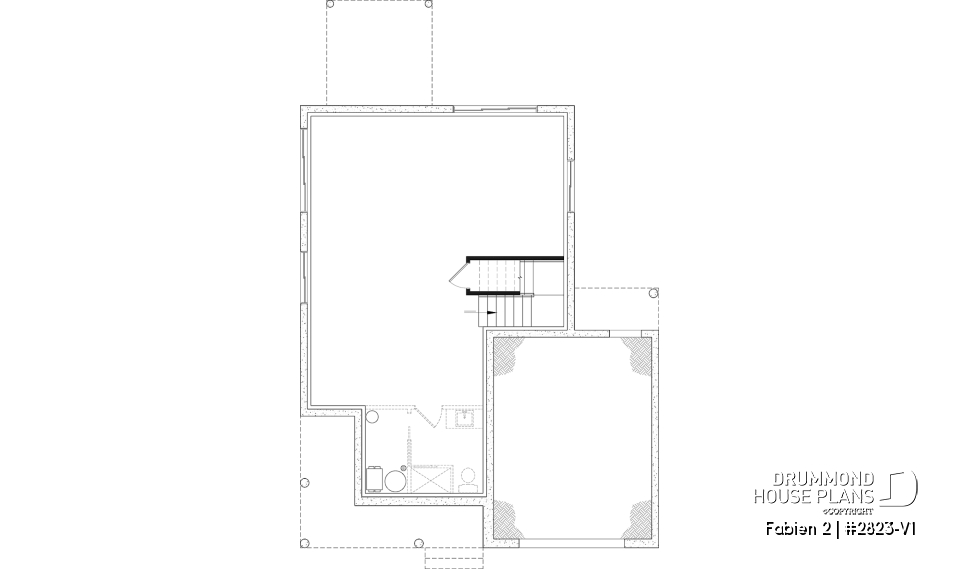 Unfinished basement - Two-story country-style home with garage, bright open spaces and cozy family feel - Fabien 2