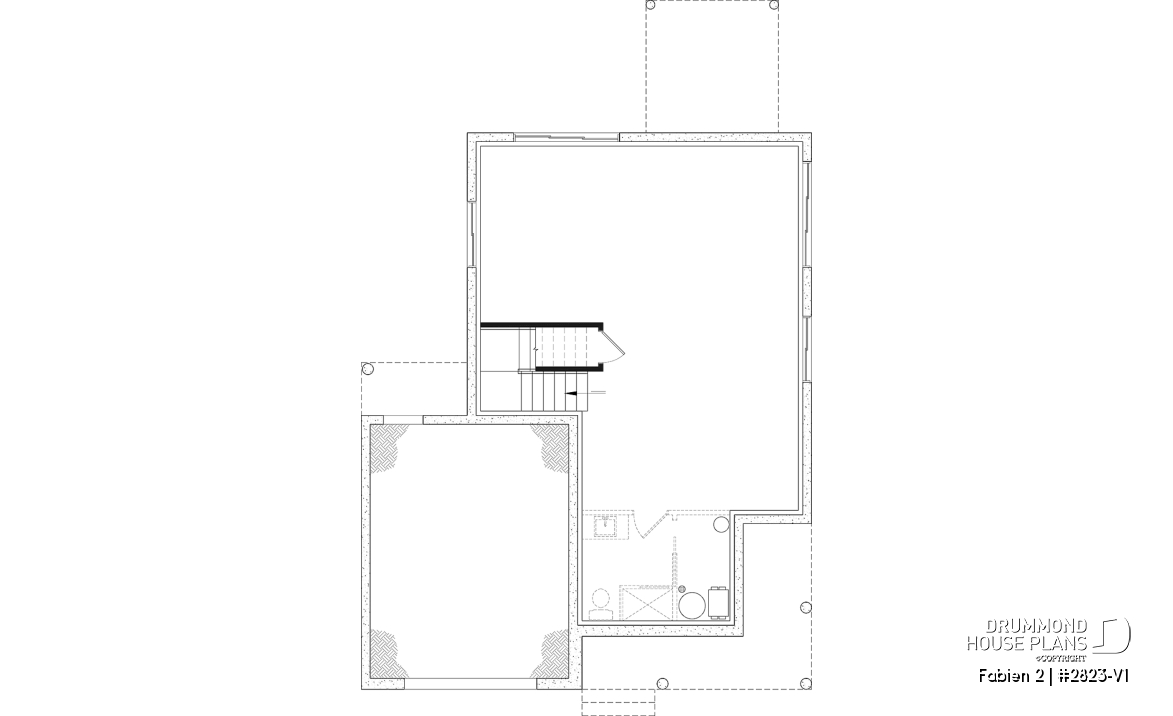 Unfinished basement - Two-story country-style home with garage, bright open spaces and cozy family feel - Fabien 2