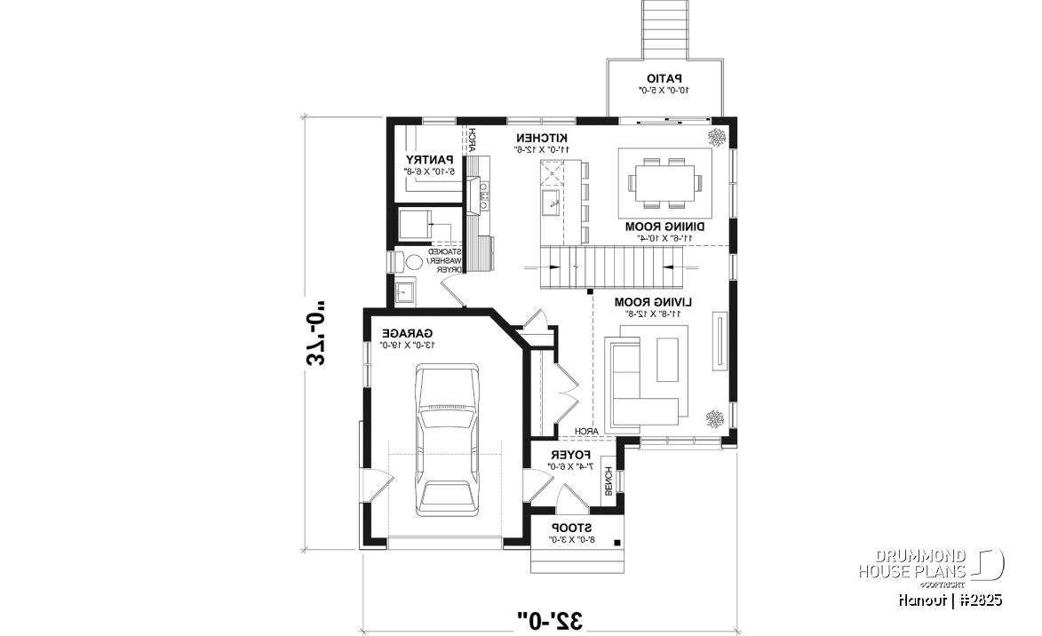 1st level - Modern Crafstman-style home with soaring cathedral ceiling, bright mezzanine, and natural light - Hanout