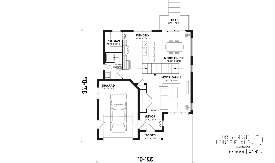 1st level - Modern Crafstman-style home with soaring cathedral ceiling, bright mezzanine, and natural light - Hanout