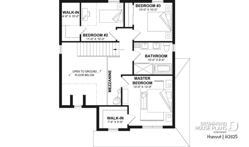 2nd level - Modern Crafstman-style home with soaring cathedral ceiling, bright mezzanine, and natural light - Hanout