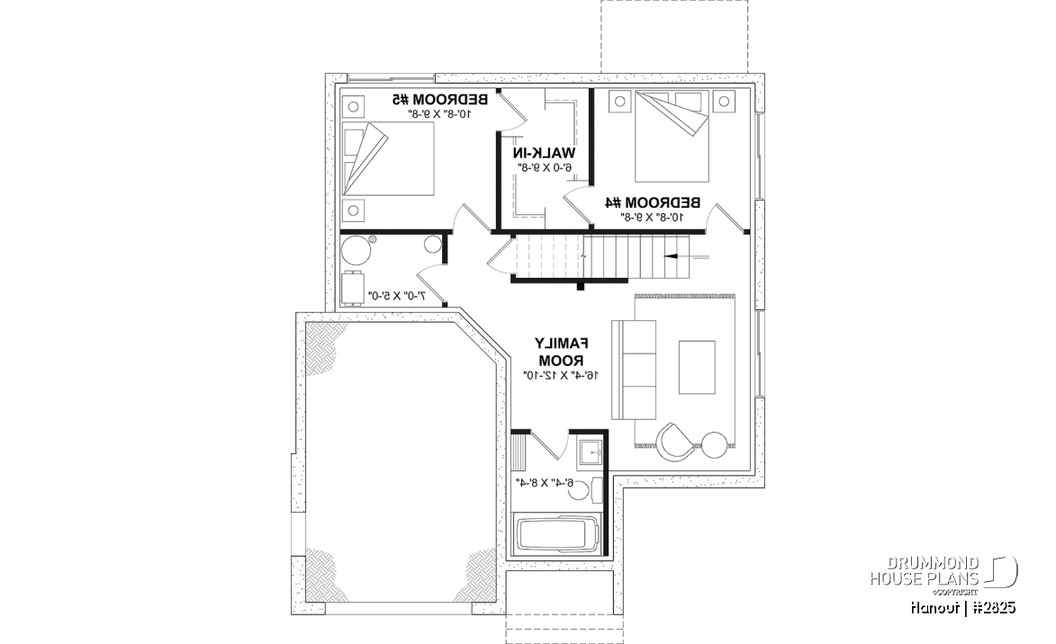 Basement - Modern Crafstman-style home with soaring cathedral ceiling, bright mezzanine, and natural light - Hanout
