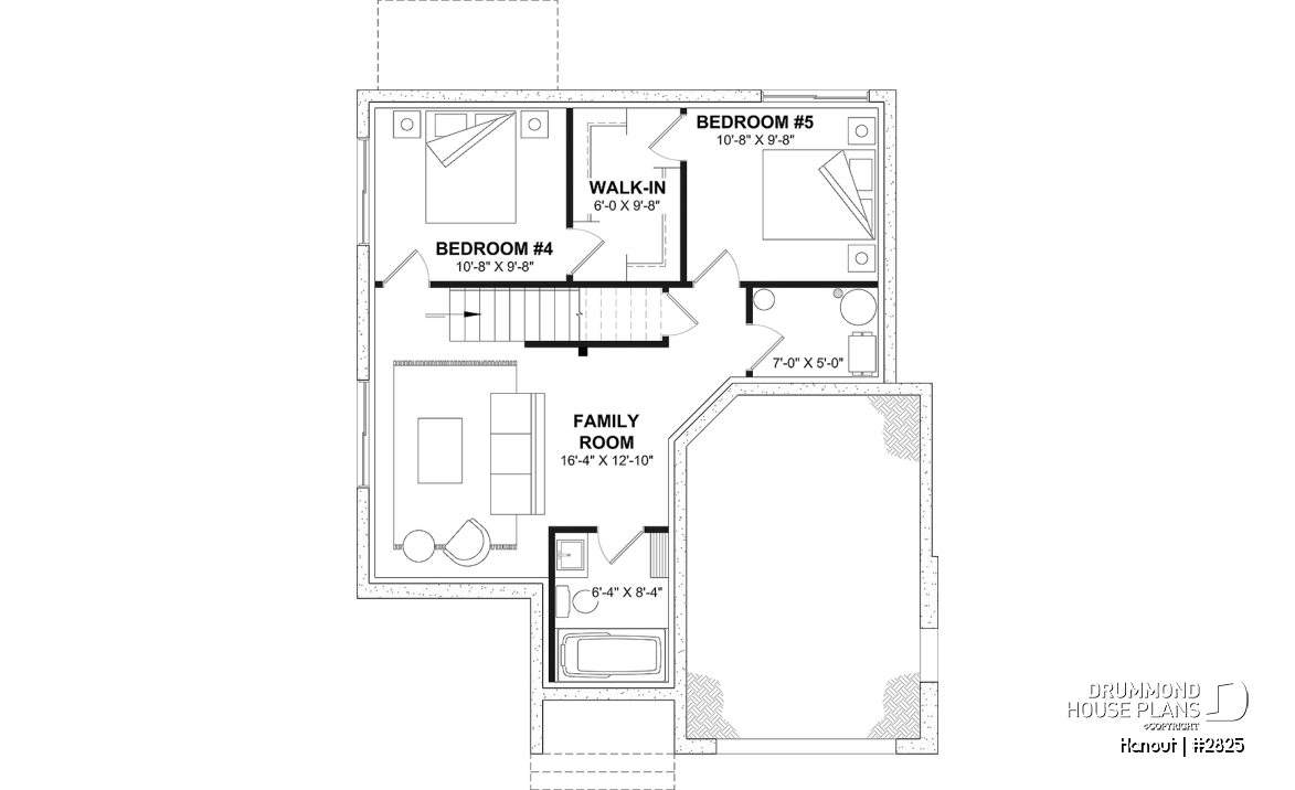 Finished basement (Optional $) - Modern Crafstman-style home with soaring cathedral ceiling, bright mezzanine, and natural light - Hanout