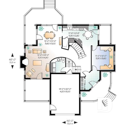 1st level - Spacious master suite with private balcony, home office - Canne