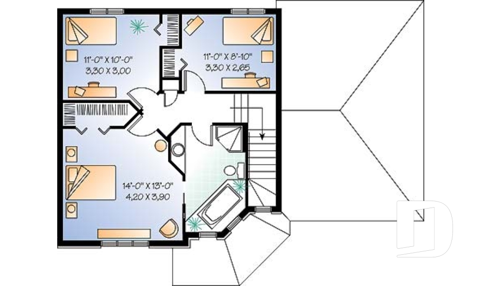 2nd level -  - Cupola