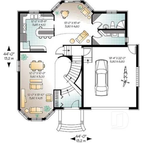 1st level - European 2 storey home with 4 bedrooms , including XL master suite - Rockingham