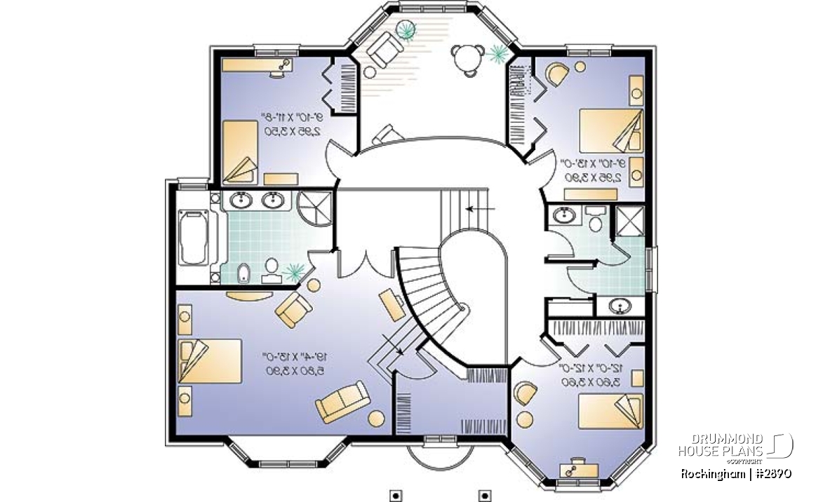 2nd level - European 2 storey home with 4 bedrooms , including XL master suite - Rockingham
