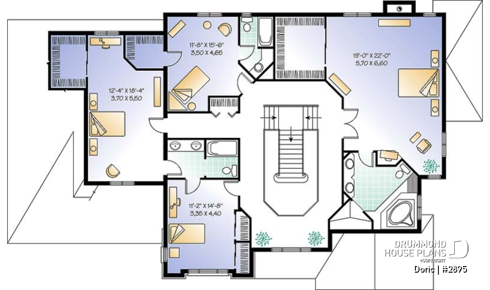 2nd level - 4 bedrooms 3.5 bathrooms, master suite, formal living room, 2-car garage, home office, 9' ceiling on main - Doric