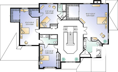 2nd level - 4 bedrooms 3.5 bathrooms, master suite, formal living room, 2-car garage, home office, 9' ceiling on main - Doric