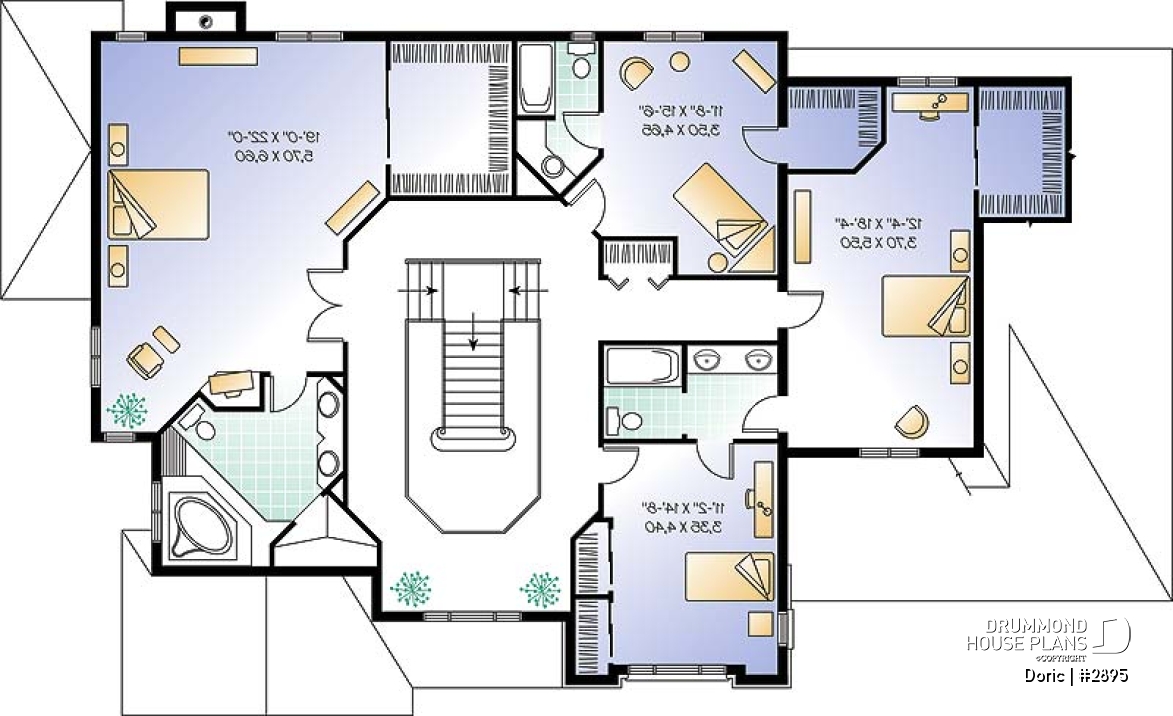 2nd level - 4 bedrooms 3.5 bathrooms, master suite, formal living room, 2-car garage, home office, 9' ceiling on main - Doric