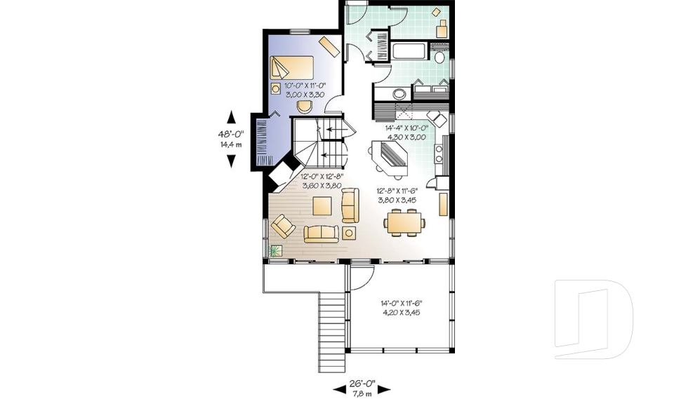 1st level -  - The Cliffside 1