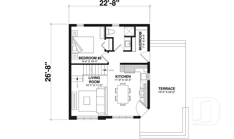 1st level -  - The Woodlette 1