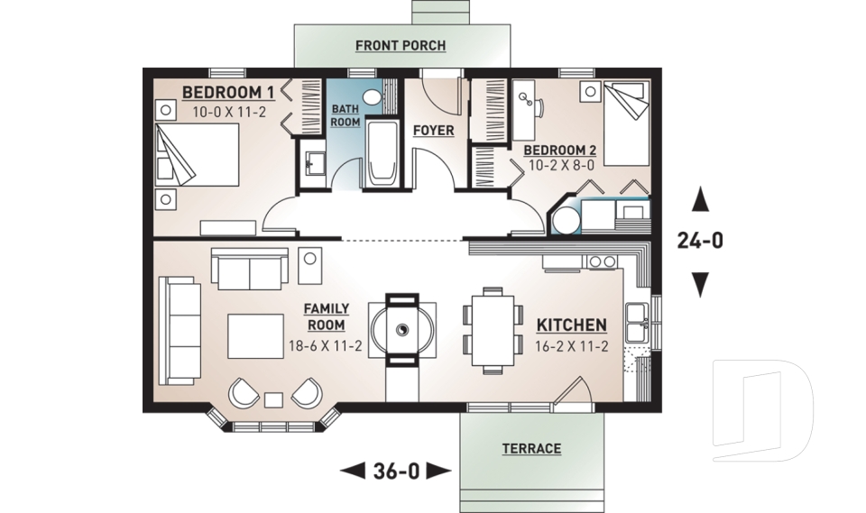 1st level -  - Hideaway