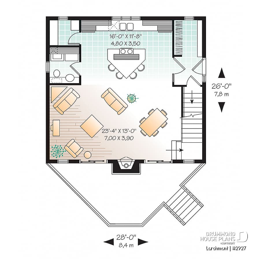 House Plan 1 Bedrooms 5 Bathrooms 2927 Drummond Plans