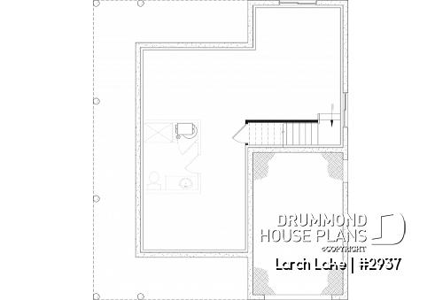 Unfinished basement -  - Larch Lake