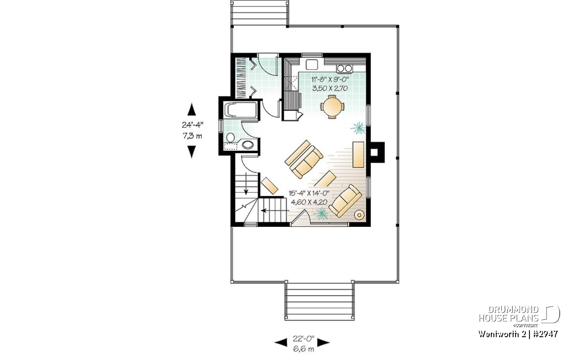 1st level - Charming country rustic cottage with 3 bedrooms and master bedroom with private balcony - Wentworth 2