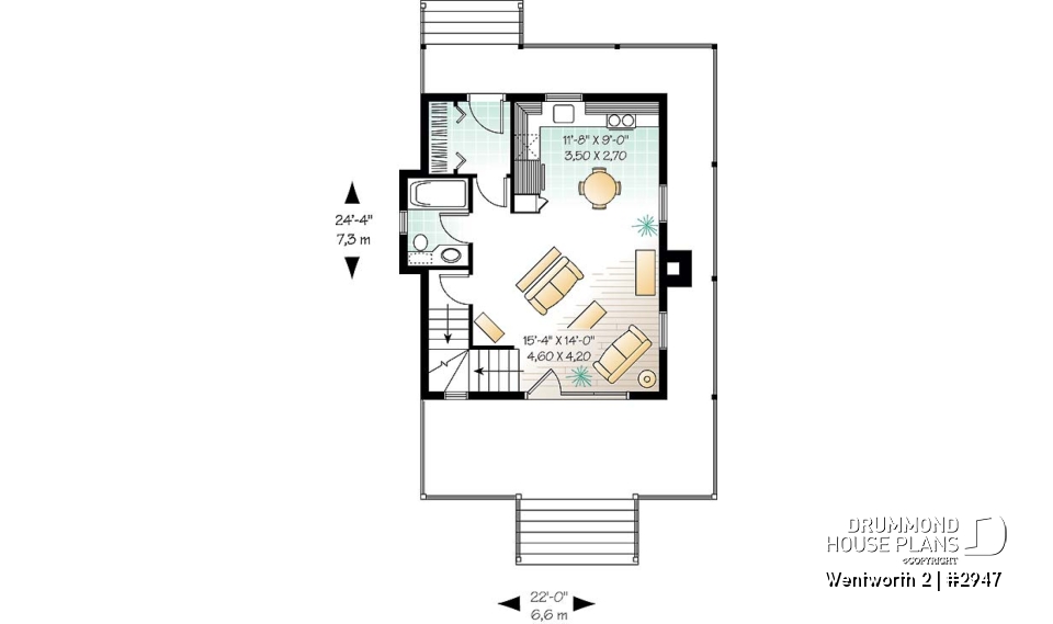 1st level - Charming country rustic cottage with 3 bedrooms and master bedroom with private balcony - Wentworth 2