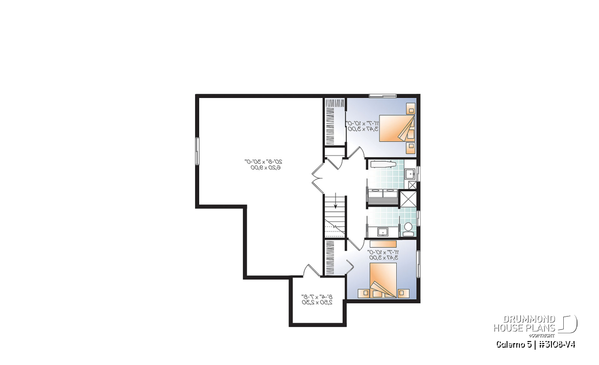 Finished basement (Optional $) - Country rustic home with large bonus room, up to 4 bedrooms, home office, kitchen island &amp; pantry - Galerno 5