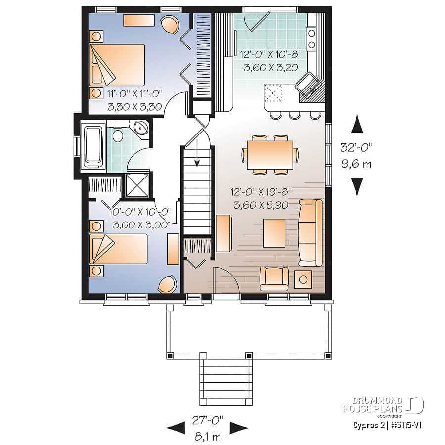 Small Open Plan Floor Plans With Dimensions In Meters Viewfloor co