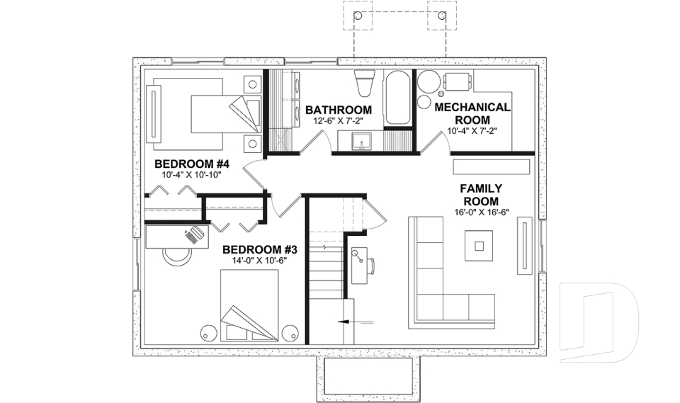 Finished basement (Optional $) -  - Miranda 6