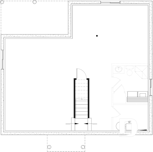 Unfinished basement - Smart & affordable 3 bedroom bungalow house plan, optional finished basement includes 2 more bedrooms - Miranda 5