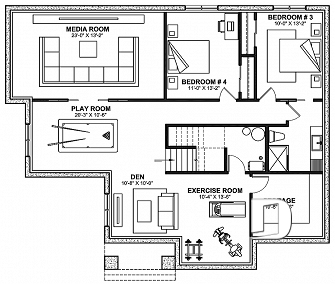 3142 - Finished basement (Optional $)