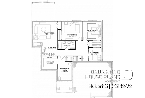 Finished basement (Optional $) -  - Hubert 3