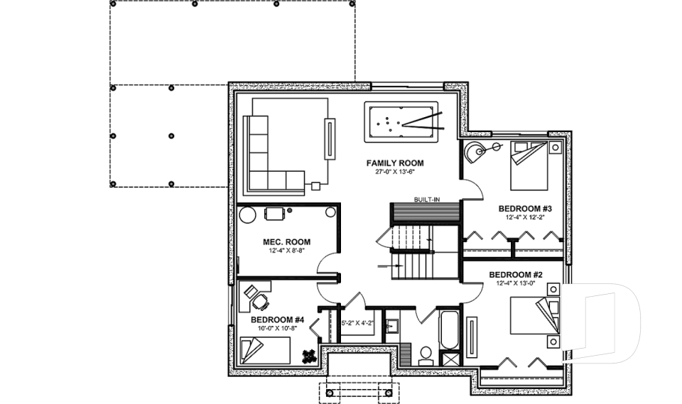 Finished basement (Optional $) -  - Muskoka