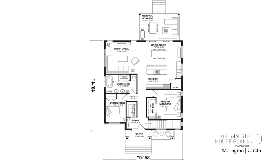1st level - Modern Craftsman style 2 to 4 bedroom home with living &amp; family rooms, ideal home for big family - Wellington
