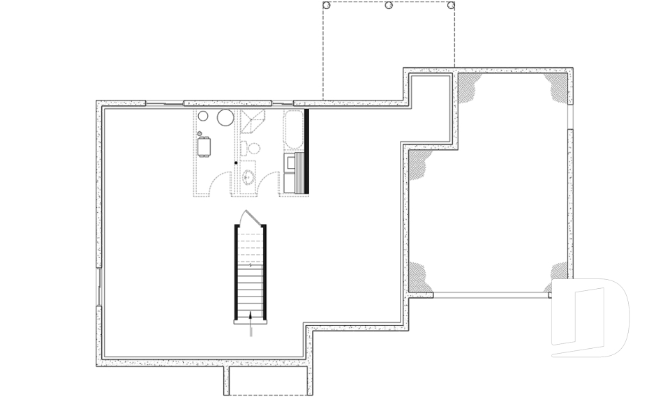 Unfinished basement -  - Barrington 2