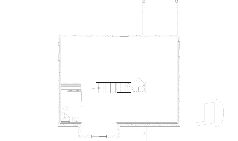 Unfinished basement -  - Aspen Creek 3