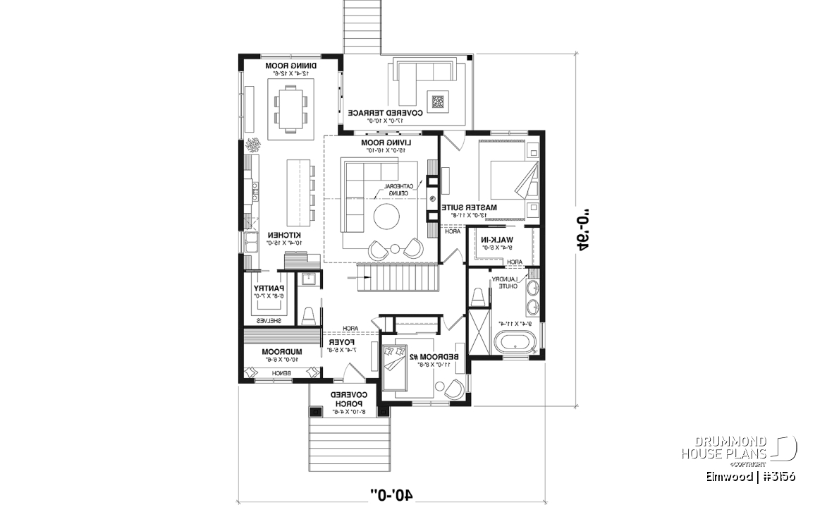 1st level - Single storey home with optional finished basement ($), master suite on main floor, sheltered terrace - Elmwood