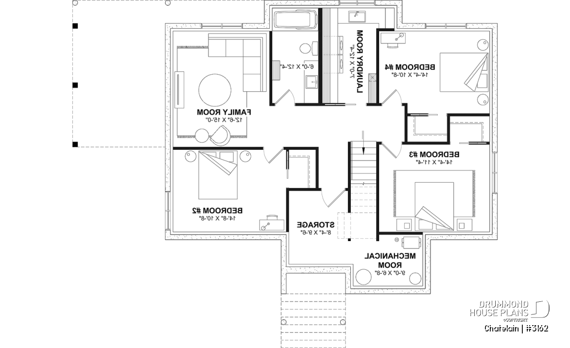 Finished basement (Optional $) -  - Chatelain