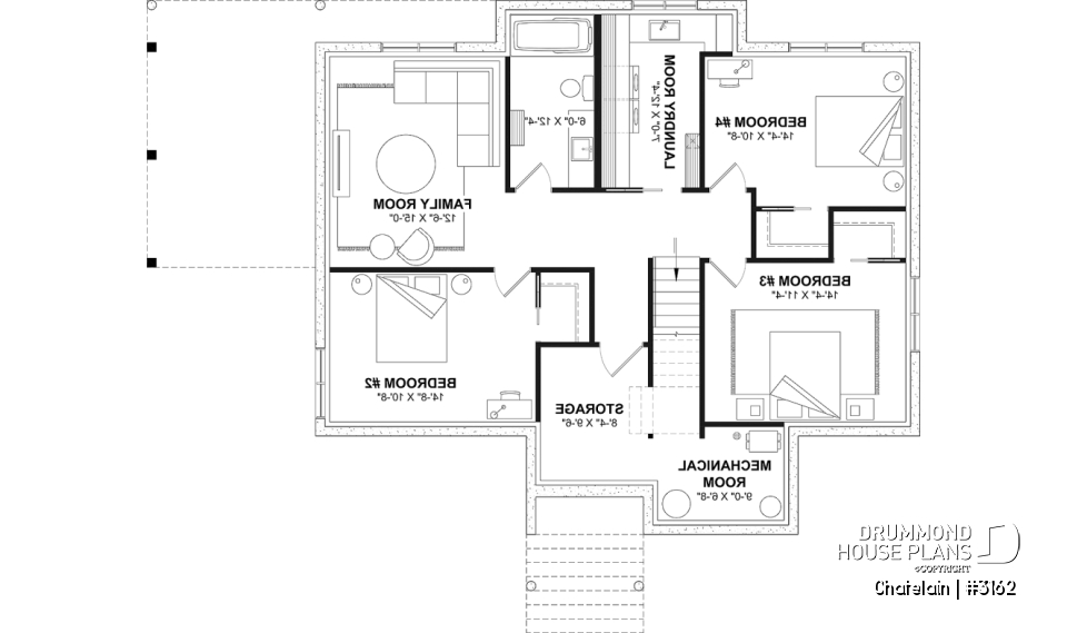 Finished basement (Optional $) -  - Chatelain