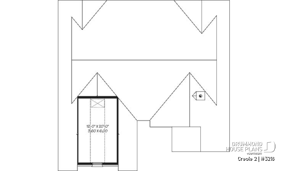Bonus storage - 3 bedroom rustic bungalow, storage area above the garage, vast kitchen - Creole 2
