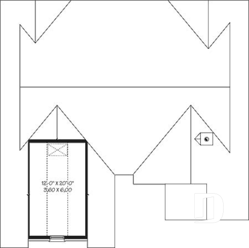Bonus storage - 3 bedroom rustic bungalow, storage area above the garage, vast kitchen - Creole 2