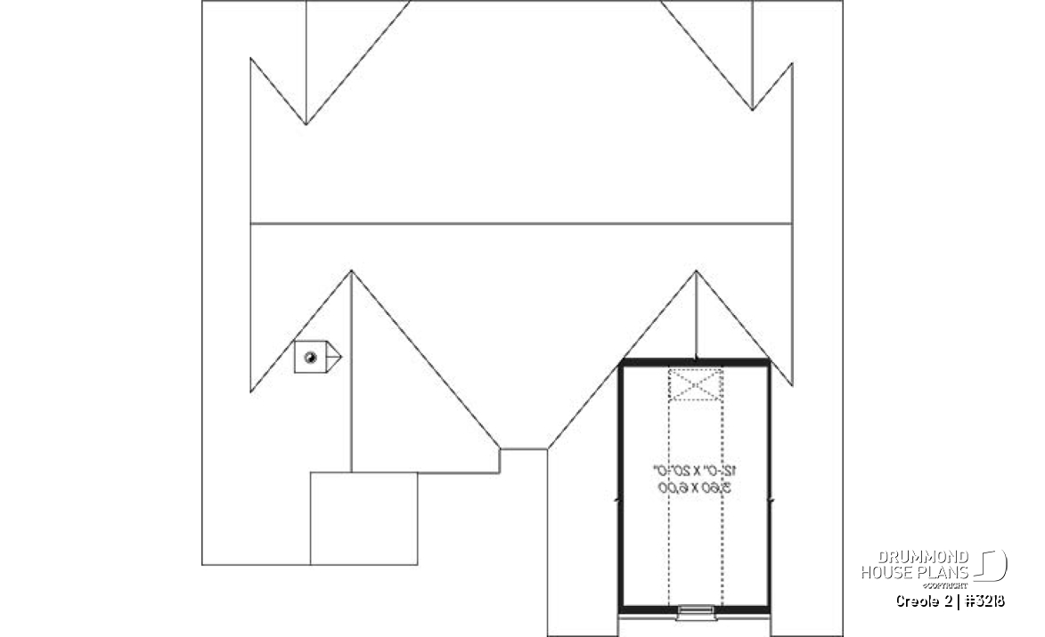 Bonus storage - 3 bedroom rustic bungalow, storage area above the garage, vast kitchen - Creole 2