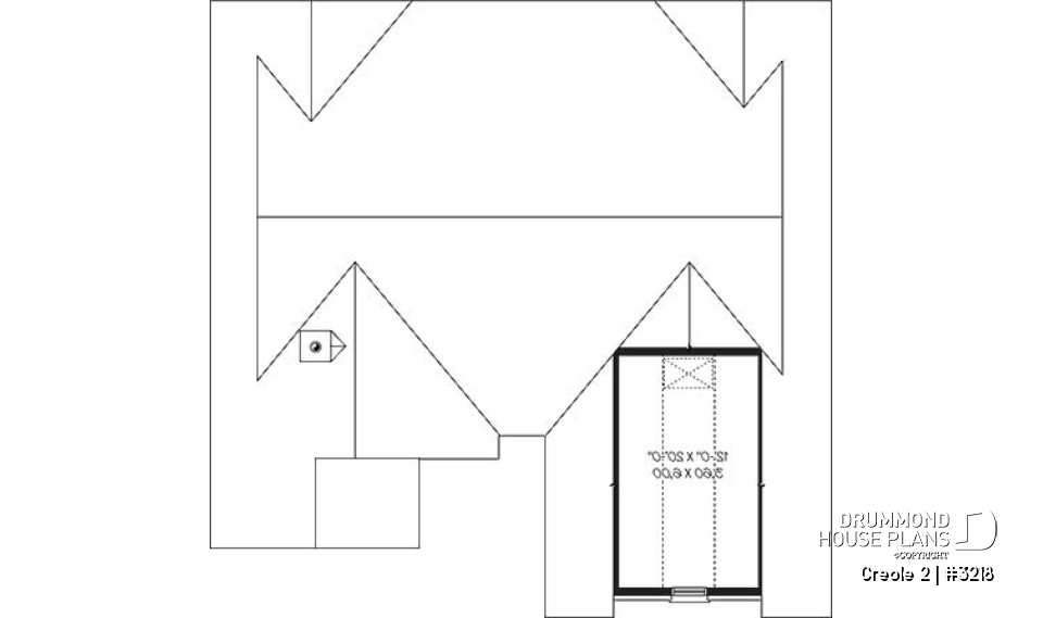 Bonus storage - 3 bedroom rustic bungalow, storage area above the garage, vast kitchen - Creole 2