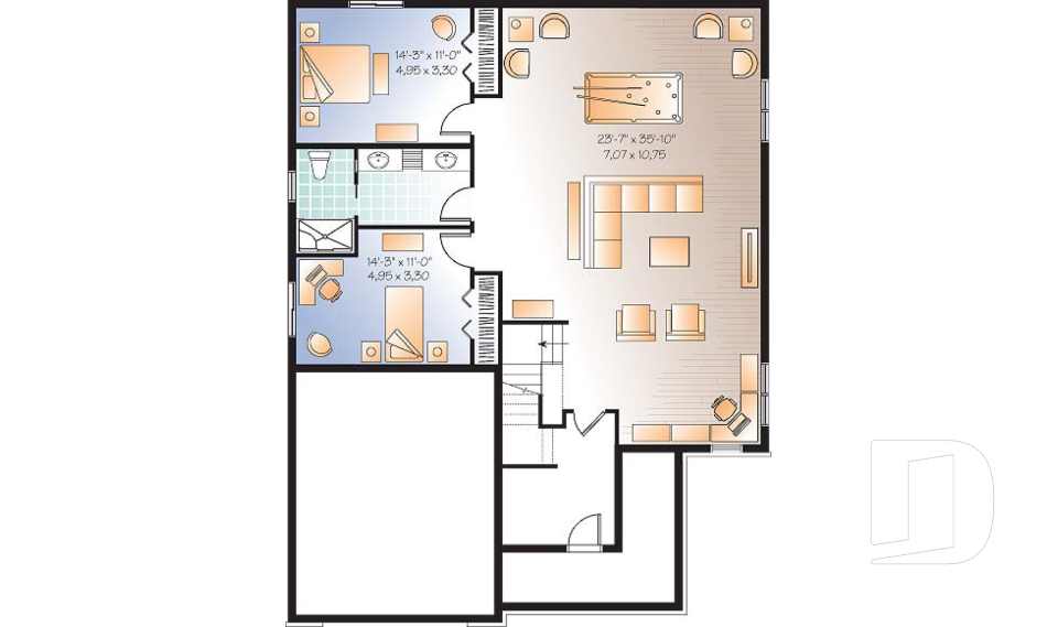 Finished basement (Optional $) -  - Yorkton 2