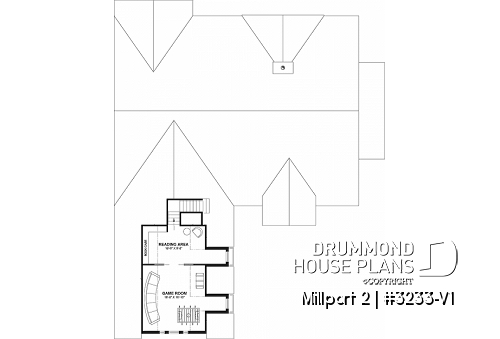 2nd level - 3 to 4 bedroom country ranch, garage, master suite with private terrace, huge covered balcony, 2 family rooms - Millport 2