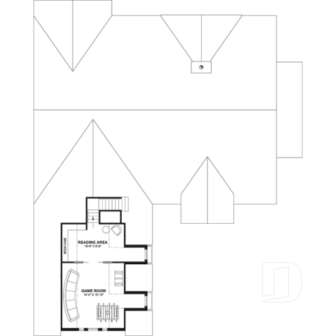 2nd level - 3 to 4 bedroom country ranch, garage, master suite with private terrace, huge covered balcony, 2 family rooms - Millport 2